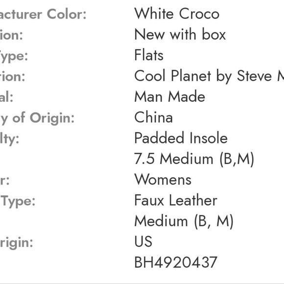 Steve Madden Cool Planet Planet Slip-On Open Toe Flats- White Croc - Picture 4 of 7